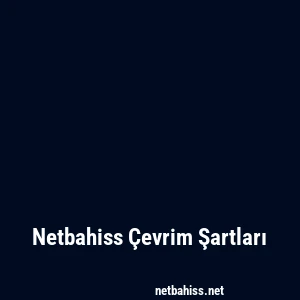 Netbahiss Çevrim Şartları